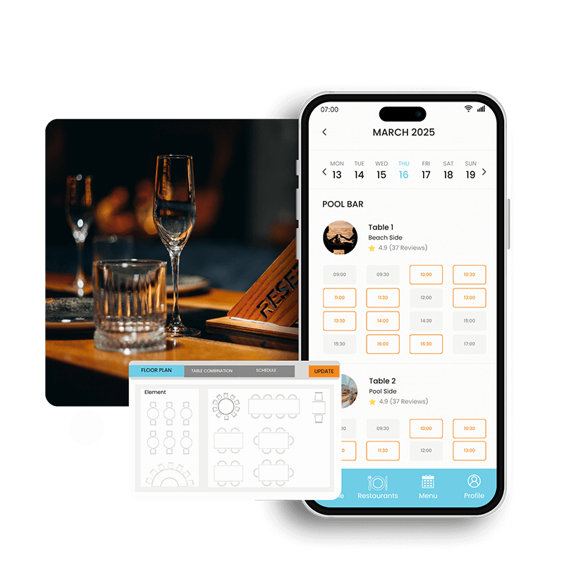 Restaurant Reservation Handigo