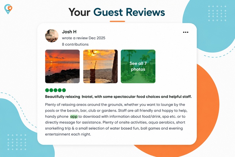 Outrigger Mauritius guest review app on tripadvisor